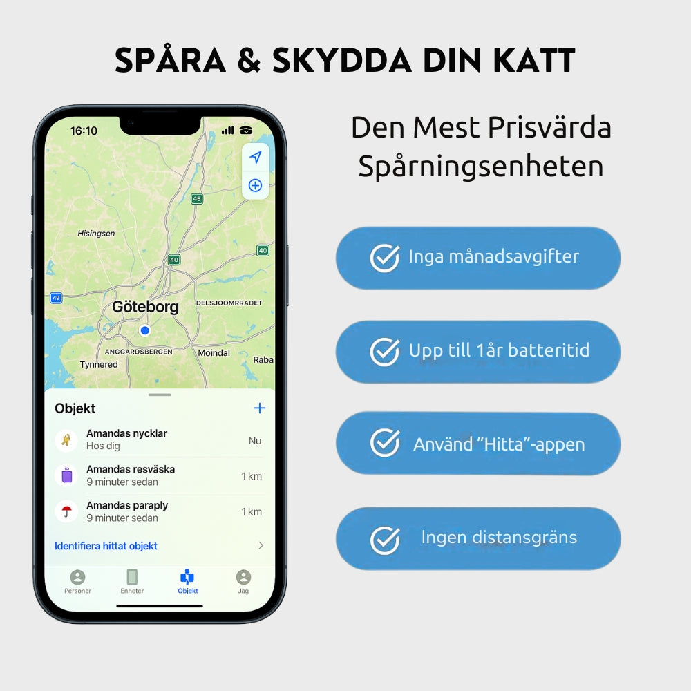 TrackGo Katthalsband (Android)