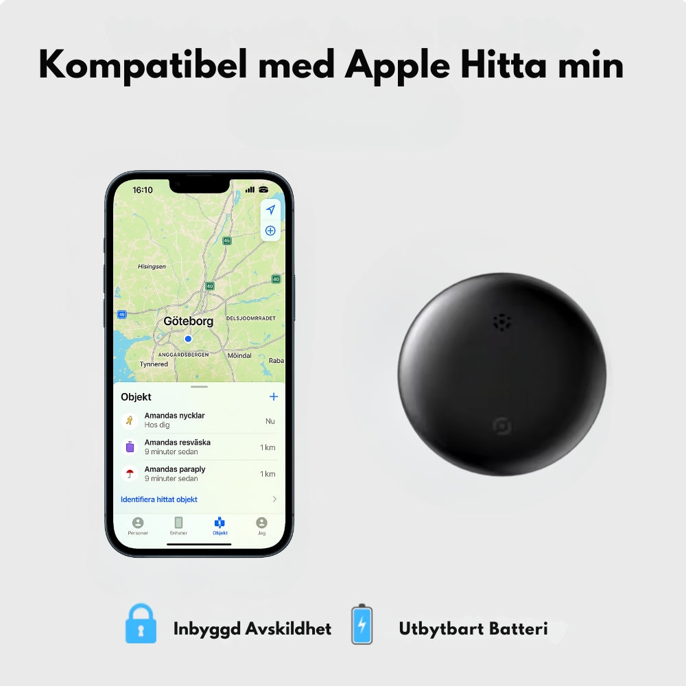 TrackGo Tag - För det som inte får försvinna (Iphone)