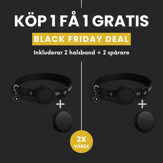 TrackGo Katthalsband (Black Friday)