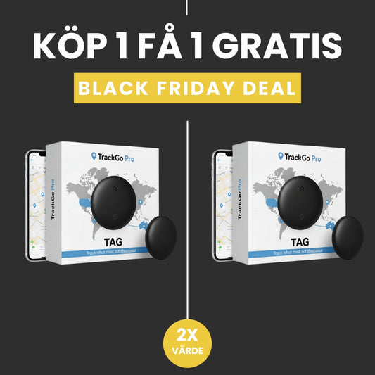 TrackGo Tag - Spårningsenhet Black Friday